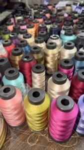 viscose embroidry thread candle cone